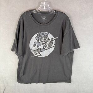 BioShock Infinite Mens T Shirt XL Distressed Black GameStop Shock Jockey Promo